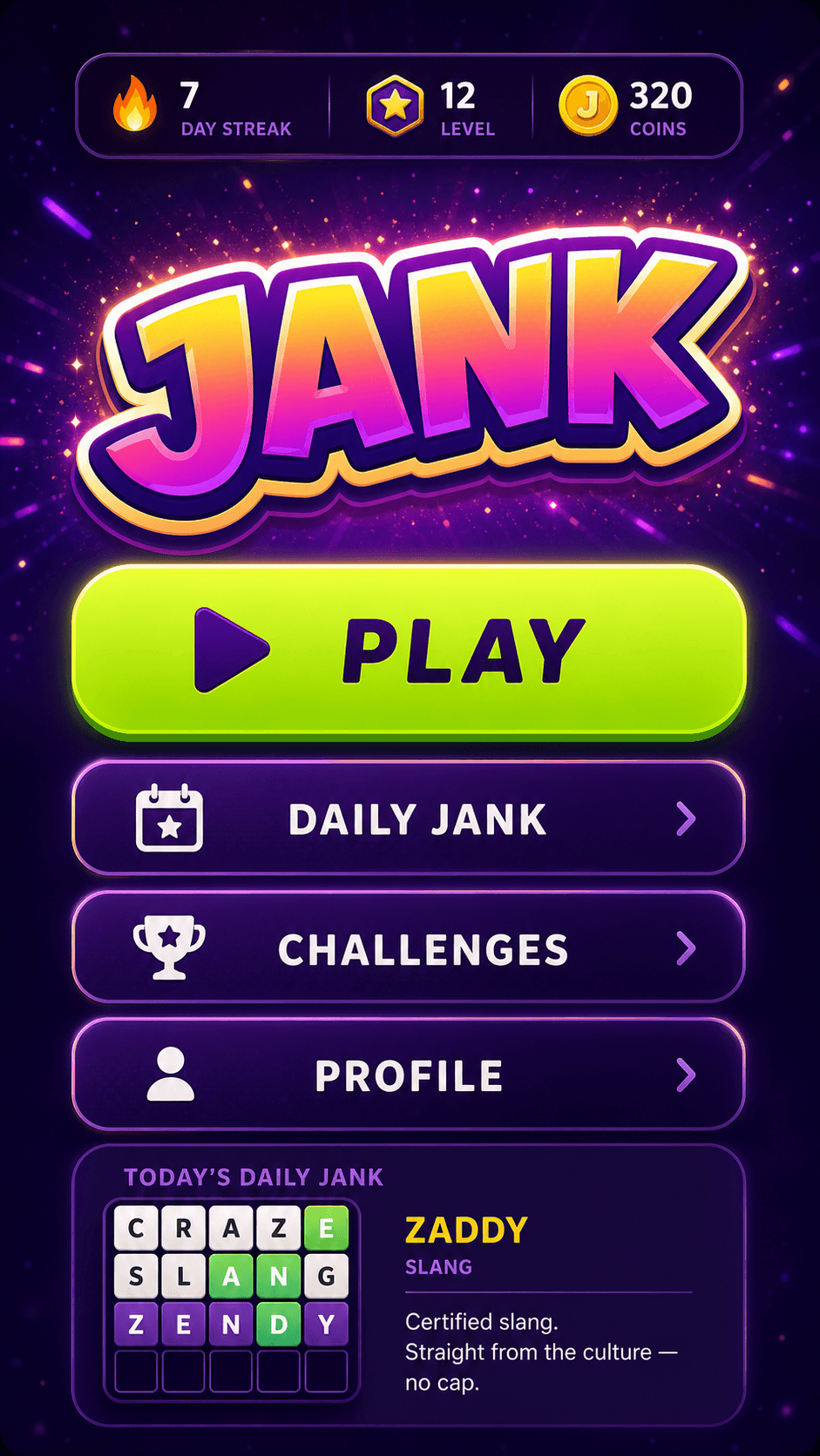 Jank running on a phone